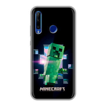 Силиконовый чехол на Huawei Honor 10i с принтом Майнкрафт Minecraft Силиконовый чехол на Huawei Honor 10i с принтом Майнкрафт Minecraft