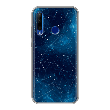 Силиконовый чехол на Huawei Honor 10i с принтом Космос звезды Силиконовый чехол на Huawei Honor 10i с принтом Космос звезды