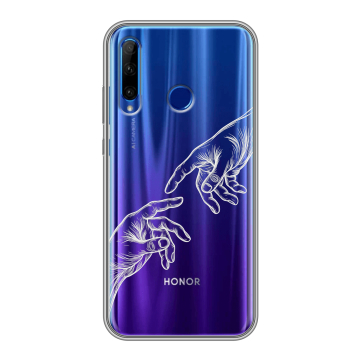 Силиконовый чехол на Huawei Honor 10i с принтом Сотворение мира Силиконовый чехол на Huawei Honor 10i с принтом Сотворение мира