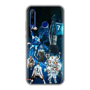 Силиконовый чехол на Huawei Honor 10i с принтом Реал Роналдо