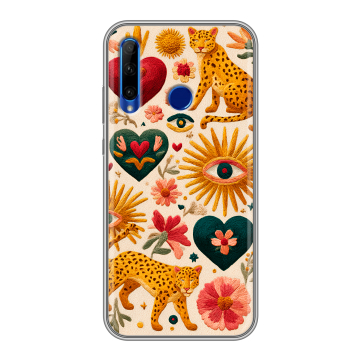 Силиконовый чехол на Huawei Honor 10i с принтом Модный принт Силиконовый чехол на Huawei Honor 10i с принтом Модный принт