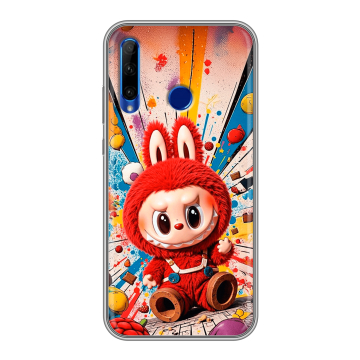 Силиконовый чехол на Huawei Honor 10i с принтом Labubu Лабубу