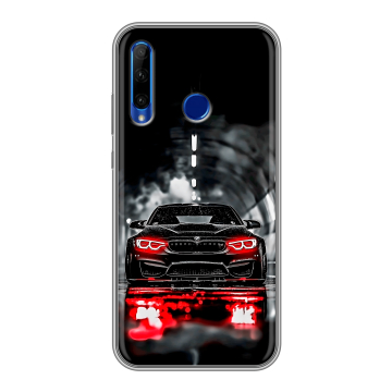 Силиконовый чехол на Huawei Honor 10i с принтом BMW БМВ
