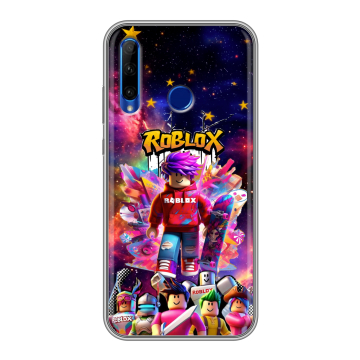 Силиконовый чехол на Huawei Honor 10i с принтом Roblox Роблокс