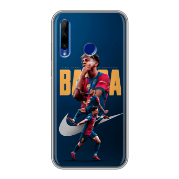 Силиконовый чехол на Huawei Honor 10i с принтом Барселона Barca Yamal 