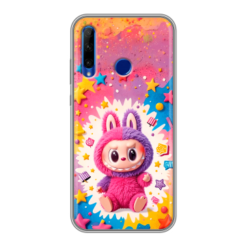 Силиконовый чехол на Huawei Honor 10i с принтом Labubu Лабубу
