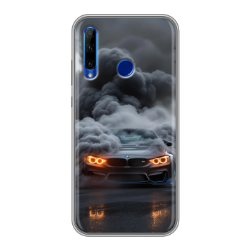 Силиконовый чехол на Huawei Honor 10i с принтом BMW БМВ
