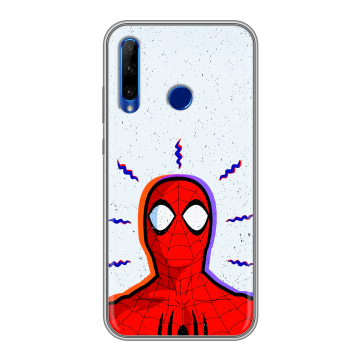 Силиконовый чехол на Huawei Honor 10i с принтом Spiderman Человек паук Силиконовый чехол на Huawei Honor 10i с принтом Spiderman Человек паук