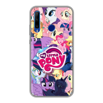 Силиконовый чехол на Huawei Honor 10i с принтом My little pony Дружба чудо Силиконовый чехол на Huawei Honor 10i с принтом My little pony Дружба чудо
