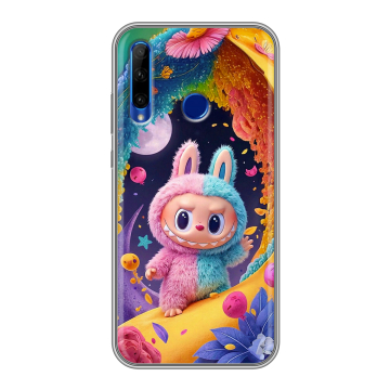 Силиконовый чехол на Huawei Honor 10i с принтом Labubu Лабубу