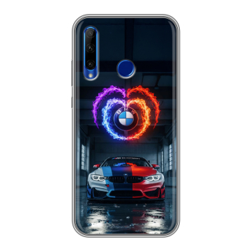 Силиконовый чехол на Huawei Honor 10i с принтом BMW БМВ Силиконовый чехол на Huawei Honor 10i с принтом BMW БМВ