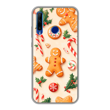 Силиконовый чехол на Huawei Honor 10i с принтом Новый год Силиконовый чехол на Huawei Honor 10i с принтом Новый год