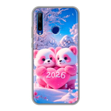 Силиконовый чехол на Huawei Honor 10i с принтом Новый год Силиконовый чехол на Huawei Honor 10i с принтом Новый год