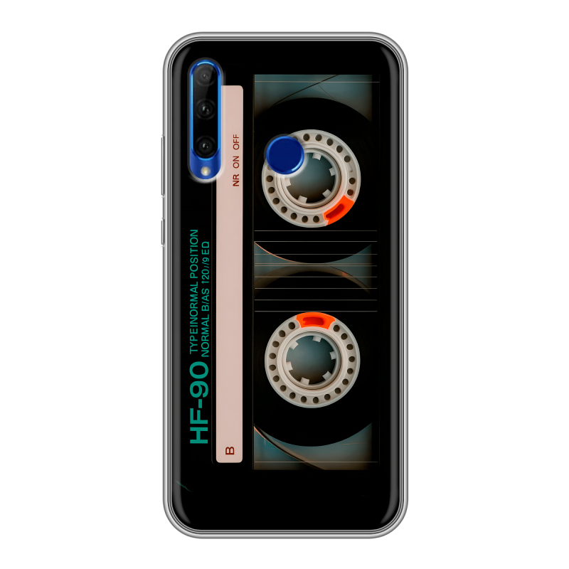 Силиконовый чехол на Huawei Honor 10i с принтом Кассета Силиконовый чехол на Huawei Honor 10i с принтом Кассета