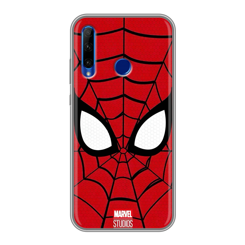 Силиконовый противоударный чехол на Huawei Honor 10i с принтом человек паук spiderman Силиконовый противоударный чехол на Huawei Honor 10i с принтом человек паук spiderman