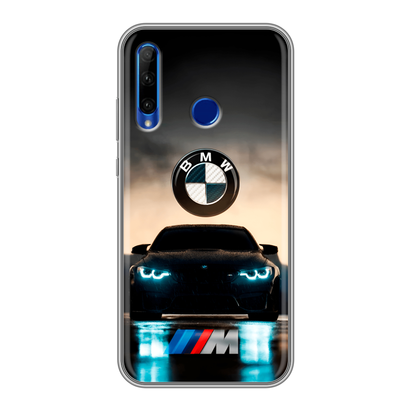 Силиконовый чехол на Huawei Honor 10i с принтом БМВ BMW Силиконовый чехол на Huawei Honor 10i с принтом БМВ BMW
