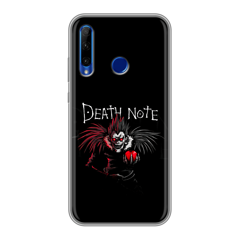Силиконовый противоударный чехол на Huawei Honor 10i с принтом Death note Тетрадь смерти Силиконовый противоударный чехол на Huawei Honor 10i с принтом Death note Тетрадь смерти