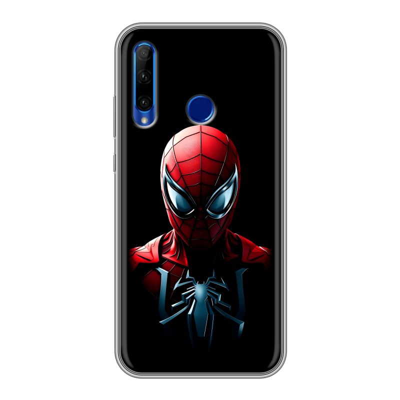 Силиконовый чехол на Huawei Honor 10i с принтом Spiderman Человек паук Силиконовый чехол на Huawei Honor 10i с принтом Spiderman Человек паук