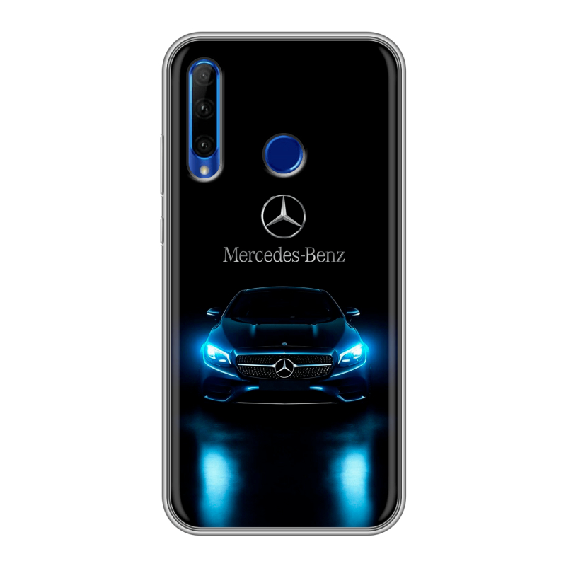 Силиконовый чехол на Huawei Honor 10i с принтом Mercedes Мерседес Силиконовый чехол на Huawei Honor 10i с принтом Mercedes Мерседес