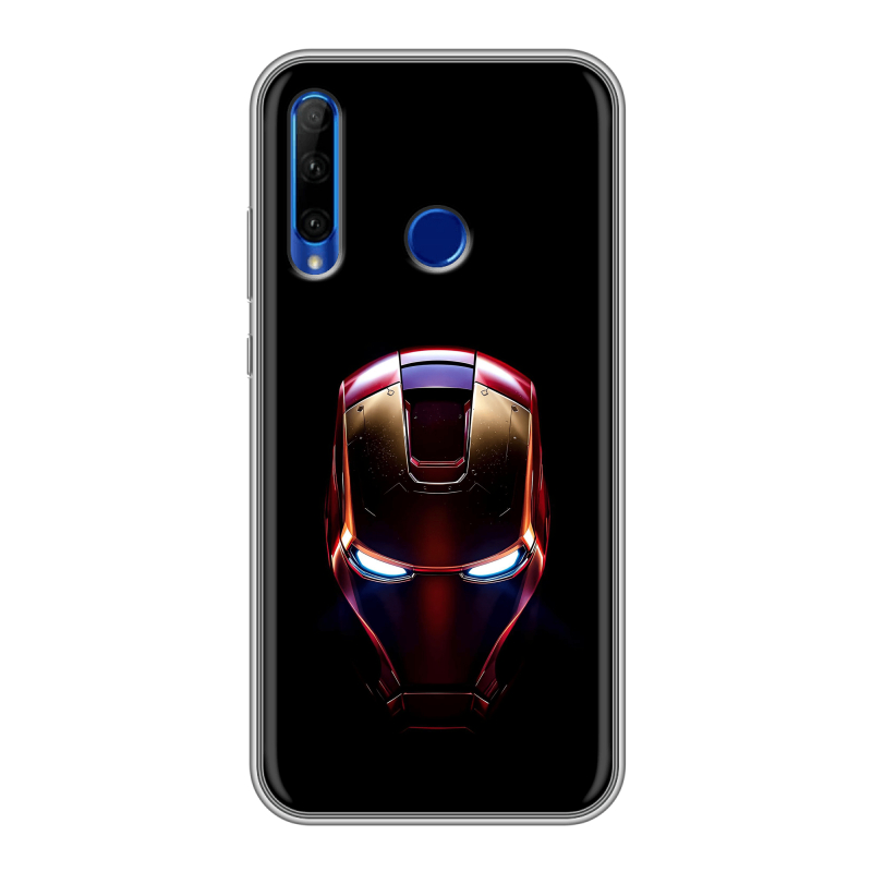 Силиконовый противоударный чехол на Huawei Honor 10i с принтом IronMan Железный человек Силиконовый противоударный чехол на Huawei Honor 10i с принтом IronMan Железный человек