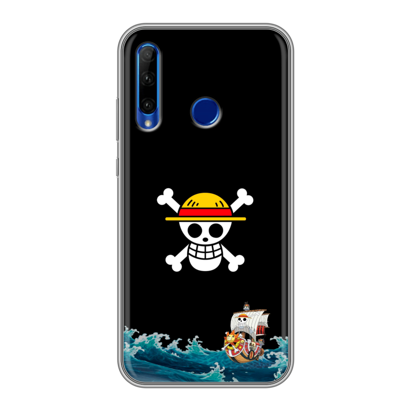 Силиконовый противоударный чехол на Huawei Honor 10i с принтом One Piece Ван Пис Силиконовый противоударный чехол на Huawei Honor 10i с принтом One Piece Ван Пис