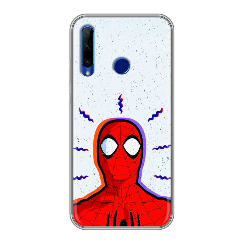 Силиконовый чехол на Huawei Honor 10i с принтом Spiderman Человек паук Силиконовый чехол на Huawei Honor 10i с принтом Spiderman Человек паук