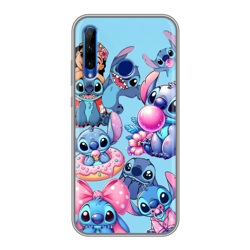 Силиконовый чехол на Huawei Honor 10i с принтом Лило и Стич Силиконовый чехол на Huawei Honor 10i с принтом Лило и Стич