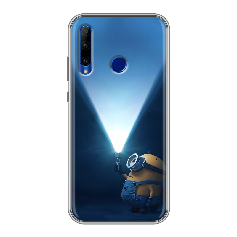 Силиконовый чехол на Huawei Honor 10i с принтом Миньоны Силиконовый чехол на Huawei Honor 10i с принтом Миньоны