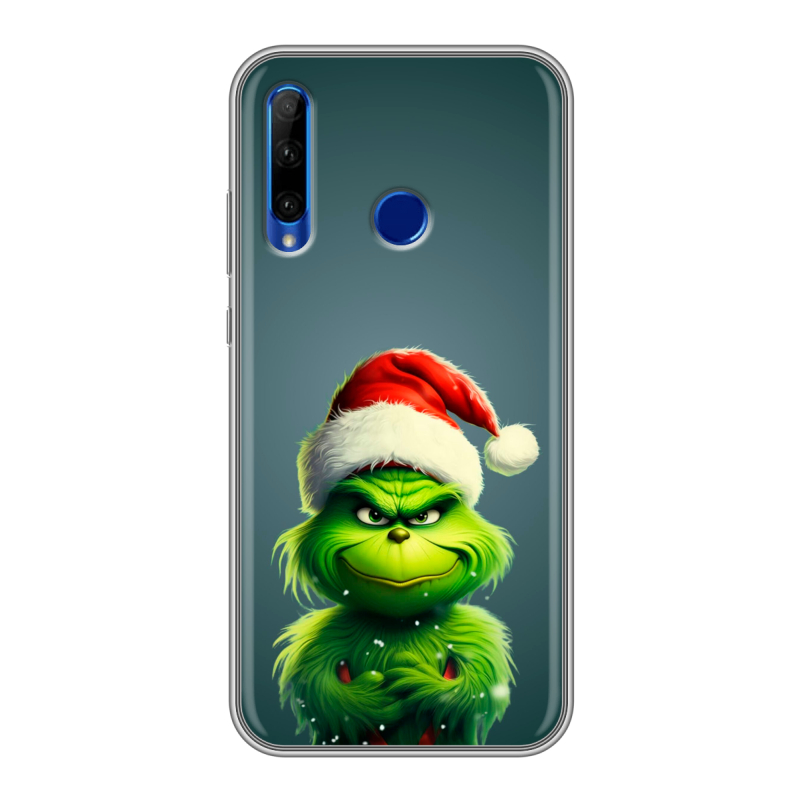 Силиконовый противоударный чехол на Huawei Honor 10i с принтом Новый год Силиконовый противоударный чехол на Huawei Honor 10i с принтом Новый год