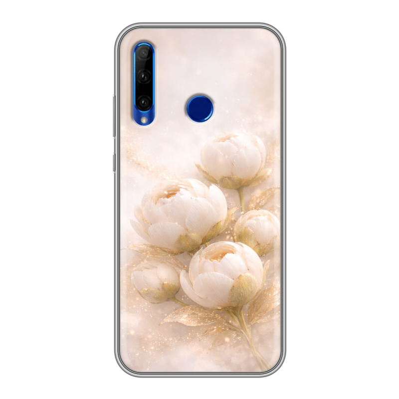 Силиконовый противоударный чехол на Huawei Honor 10i с принтом женский Силиконовый противоударный чехол на Huawei Honor 10i с принтом женский