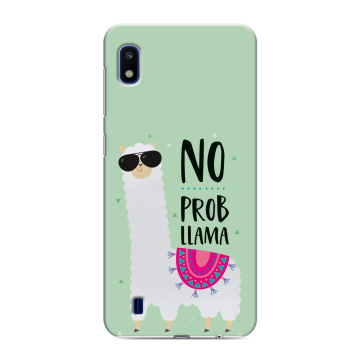 Силиконовый противоударный чехол на Samsung Galaxy A10 с принтом Лама Силиконовый противоударный чехол на Samsung Galaxy A10 с принтом Лама