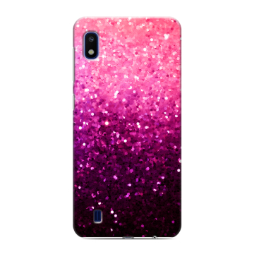 Силиконовый противоударный чехол на Samsung Galaxy A10 с принтом Блестки Силиконовый противоударный чехол на Samsung Galaxy A10 с принтом Блестки