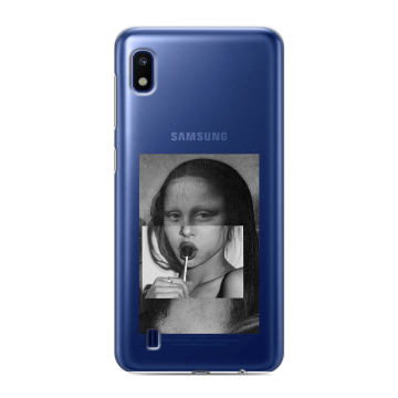 Силиконовый противоударный чехол на Samsung Galaxy A10 с принтом Мона Лиза