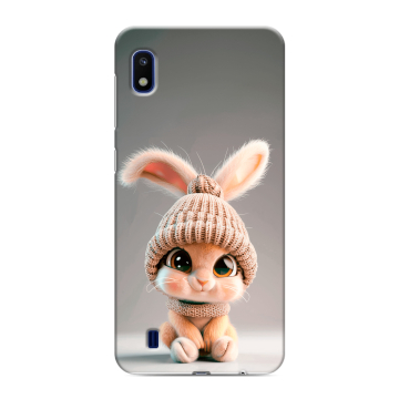 Силиконовый противоударный чехол на Samsung Galaxy A10 с принтом Кролик Силиконовый противоударный чехол на Samsung Galaxy A10 с принтом Кролик