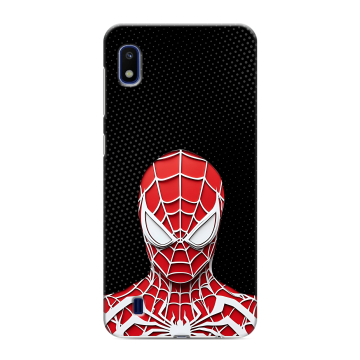 Силиконовый противоударный чехол на Samsung Galaxy A10 с принтом человек паук spiderman