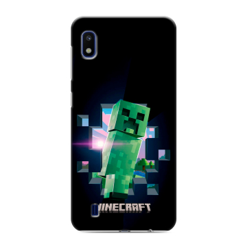Силиконовый противоударный чехол на Samsung Galaxy A10 с принтом Майнкрафт Minecraft Силиконовый противоударный чехол на Samsung Galaxy A10 с принтом Майнкрафт Minecraft