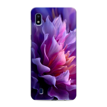 Силиконовый противоударный чехол на Samsung Galaxy A10 с принтом женский цветы