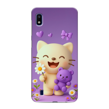 Силиконовый противоударный чехол на Samsung Galaxy A10 с принтом для девочек