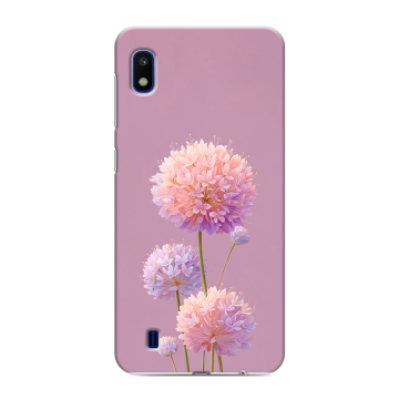 Силиконовый противоударный чехол на Samsung Galaxy A10 с принтом Цветы Силиконовый противоударный чехол на Samsung Galaxy A10 с принтом Цветы