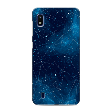 Силиконовый противоударный чехол на Samsung Galaxy A10 с принтом Космос звезды Силиконовый противоударный чехол на Samsung Galaxy A10 с принтом Космос звезды