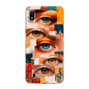 Силиконовый противоударный чехол на Samsung Galaxy A10 с принтом Модный принт Силиконовый противоударный чехол на Samsung Galaxy A10 с принтом Модный принт