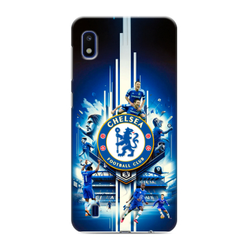 Силиконовый противоударный чехол на Samsung Galaxy A10 с принтом Chelsea Челси Силиконовый противоударный чехол на Samsung Galaxy A10 с принтом Chelsea Челси