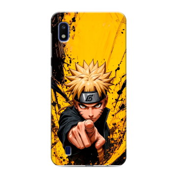 Силиконовый противоударный чехол на Samsung Galaxy A10 с принтом Naruto Наруто