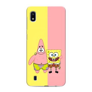 Силиконовый противоударный чехол на Samsung Galaxy A10 с принтом Спанч боб Спанчбоб Силиконовый противоударный чехол на Samsung Galaxy A10 с принтом Спанч боб Спанчбоб