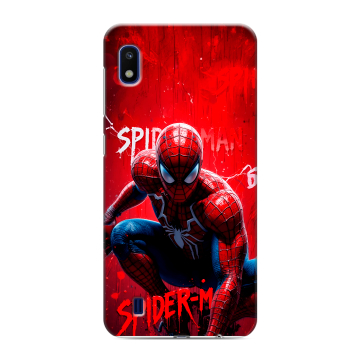 Силиконовый противоударный чехол на Samsung Galaxy A10 с принтом Spiderman Человек паук Силиконовый противоударный чехол на Samsung Galaxy A10 с принтом Spiderman Человек паук