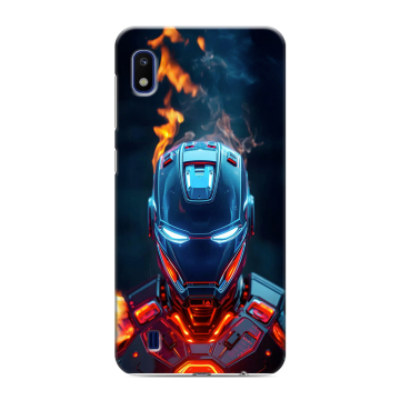 Силиконовый противоударный чехол на Samsung Galaxy A10 с принтом IronMan Железный человек Силиконовый противоударный чехол на Samsung Galaxy A10 с принтом IronMan Железный человек