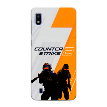 Силиконовый противоударный чехол на Samsung Galaxy A10 с принтом Counter Strike Силиконовый противоударный чехол на Samsung Galaxy A10 с принтом Counter Strike