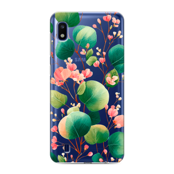Силиконовый противоударный чехол на Samsung Galaxy A10 с принтом женский Силиконовый противоударный чехол на Samsung Galaxy A10 с принтом женский