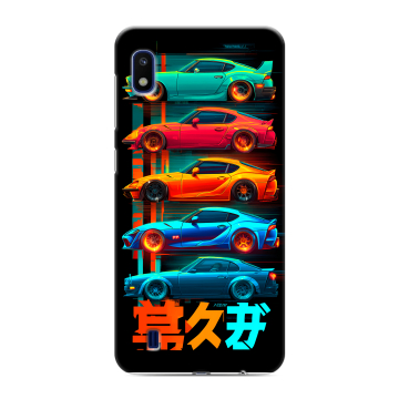 Силиконовый противоударный чехол на Samsung Galaxy A10 с принтом машины тачки Силиконовый противоударный чехол на Samsung Galaxy A10 с принтом машины тачки