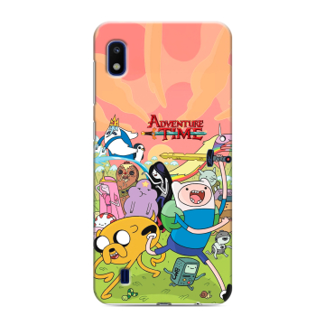 Силиконовый противоударный чехол на Samsung Galaxy A10 с принтом Adventure time Время приключений Силиконовый противоударный чехол на Samsung Galaxy A10 с принтом Adventure time Время приключений